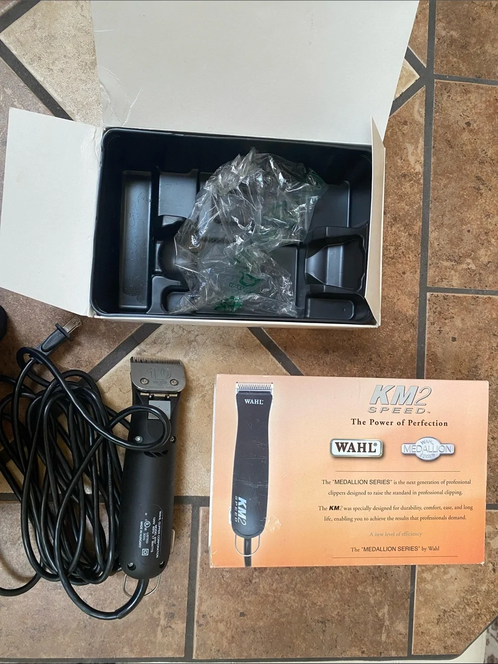 Wahl Black Corded Hair Clipper with Long Power Cord